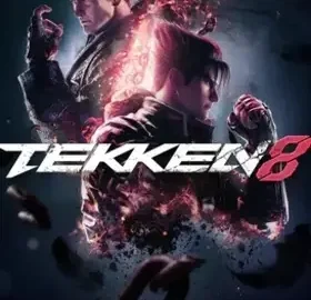 TEKKEN 8 official artwork featuring key characters in dynamic fighting poses
